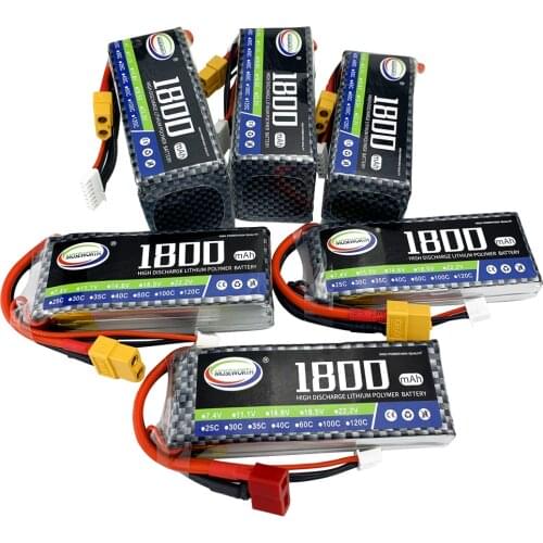 4S 6S 14.8V 22.2V RC LiPo Battery 1800 2200 2600 3300 3500 4200 5000 5200 6000mAh 30C 40C 60C For Airplane Drone Helicopter Car