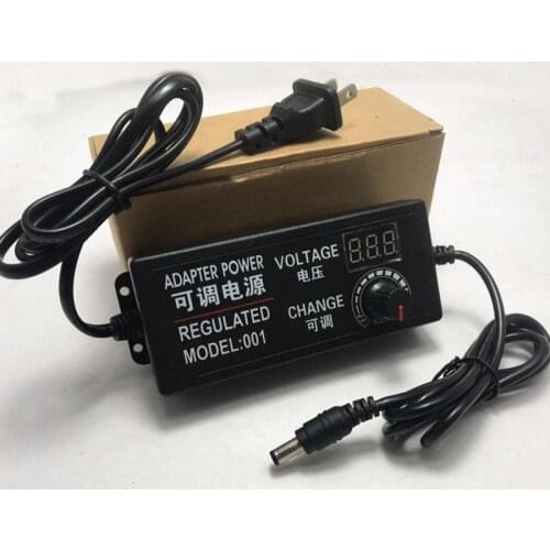 Power Supply Adapter Display Screen 3 9 12 24 V Volt Transformer 220V To 12V 24V Power Supply AC To DC 3V 9V 12V 24V Adjustable