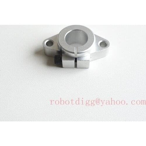 Free Shipping 2pcs SHF16 horizontal Linear Rod End Support for Table CNC SHF Series Rail Shaft