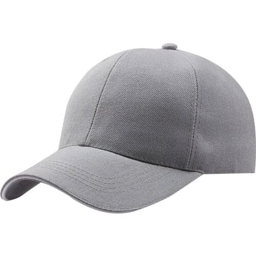 NEW Fashion Trend Cotton Baseball Cap Neutral Summer Solid Color Visor Hat Outdoor Man Woman Cap Accessories