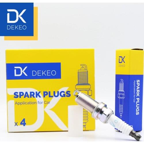 DEKEO Spark Plug Iridium for HYUNDAI iX35 Santa Fe II Sonata VI INFINITI QX 56 KIA Magentis Sorento Sportage LFR5AIX-11