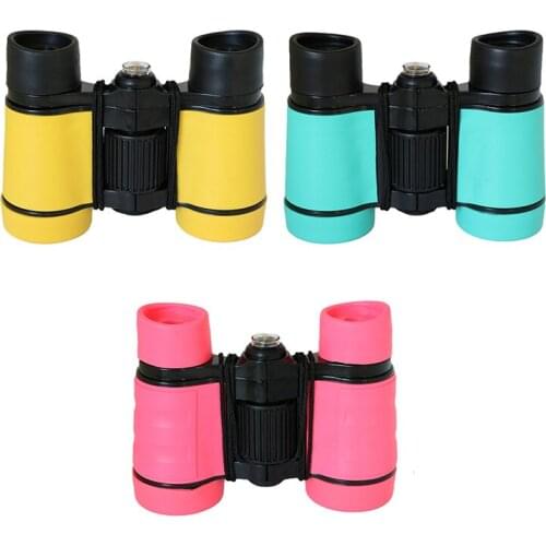 Children Binoculars Telescope 5×30 Adjustable Focal Telescope Toy Game Props Birthday Present for Entertaining Bird Watching