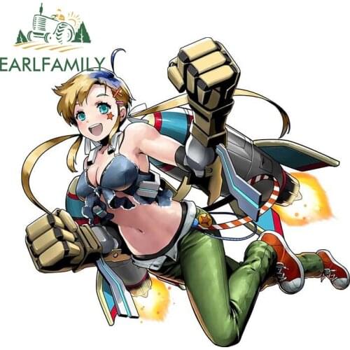 EARLFAMILY 13cm x 12.3cm for Metal Slug Attack Rita Decals Vinyl Car Stickers Laptop Waterproof RV Sunscreen Funny Decoration