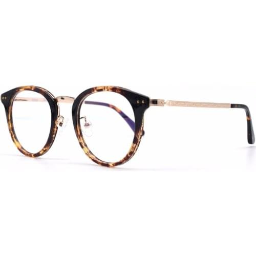 HKUCO Special Stylish Clear Lens Frame Glasses Circle Frame