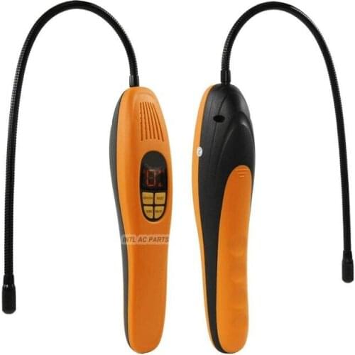 Refrigerant Halogen Gas Leak Detector CFCs HCFCs HFCs Leak Tester - Heated Diode - Portable Handheld-Rechargeable