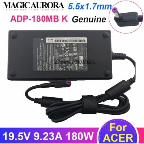 Genuine ADP-180MB K 19.5V 9.23A 150W AC Adapter For Acer ASPIRE V15 V17 NITRO VN7-793G-758J T5000 KP.18001.00 Laptop Charger