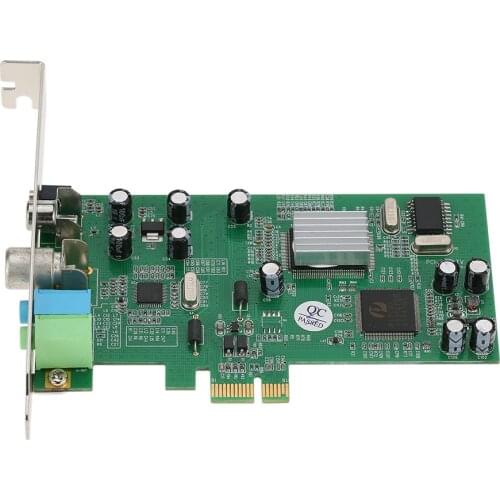 PCI-E Internal TV Tuner Card PAL BG PAL I NTSC SECAM PC PCI-E MPEG Video DVR Capture Recorder Multimedia Card Remote