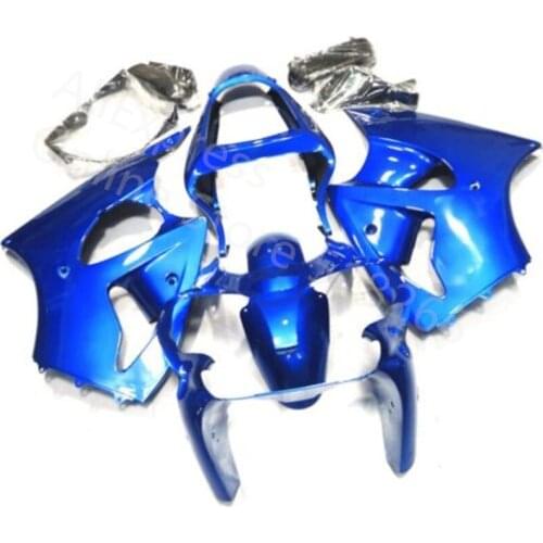 Blue black motocle Fairing kit For KAWASAKI Ninja ZX6R 00-02 ZX-6R 2000-2002 6R 00 02 ZX 6R 2000 2002 00 01 02 Fairing