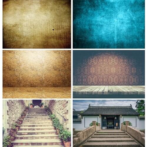 SHENGYONGBAO Vinyl Vintage Brick Wall Wooden Baby Portrait Photography Backdrops For Photo Studio Background 20930LTZ-04