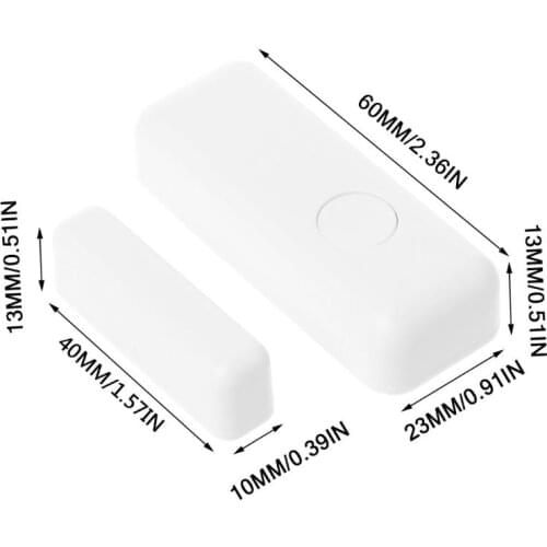 High Quality White Magnetic Smart Wireless WiFi Motion Detector Alarm Barrier Sensor for Home Security Door Alarm System
