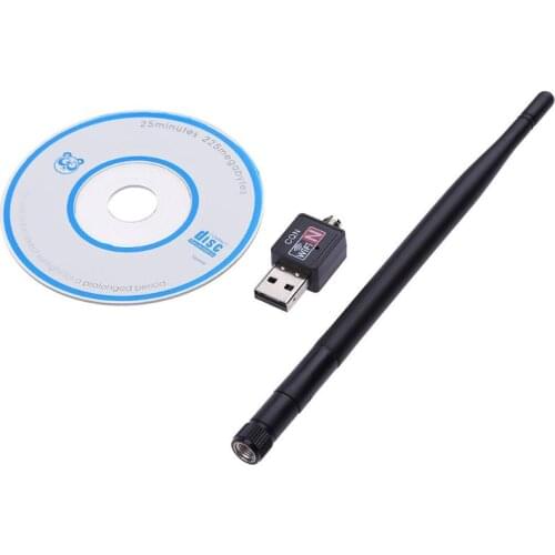 Wifi Adapter 600M USB 2.0 Wifi Router Wireless Adapter Network LAN Card With 5 dBI Antenna For Laptop Computer Internat TV