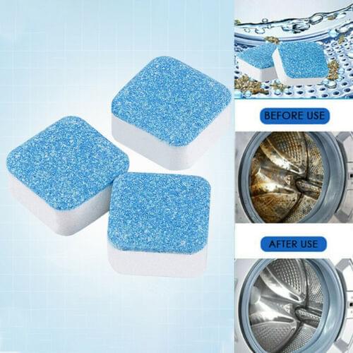 10Pcs Multifunctional Washing Machine Effervescent Tablets Cleaner Decontamination Cleaning Tablet Home Cleaning Tool