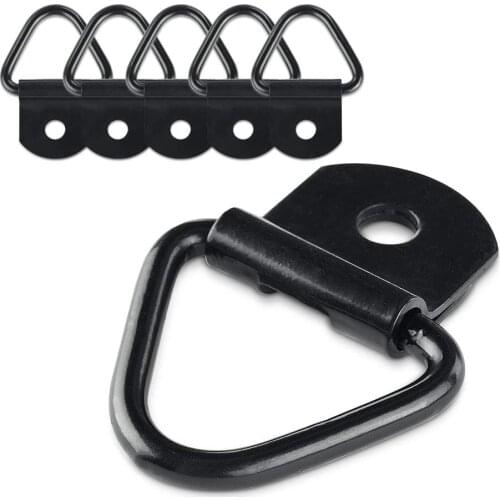 2/4/8/10 Pack Universal Type Truck Body Suspension Pull Ring Trailer V-ring Hook Cargo Mooring Anchors For Van Horsebox Boat