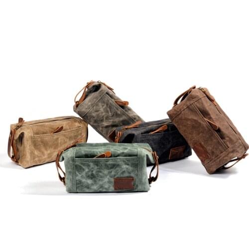 2020 new womens bag mini lightweight canvas bag simple casual cosmetic bag clutch bag mens wash bag