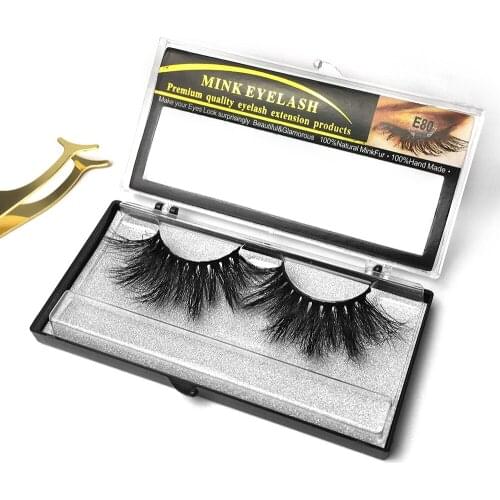 25mm 3D Faux Mink Lashes Natural Long False Eyelashes Volume Fake Lashes Makeup Extension Eyelash maquiagem
