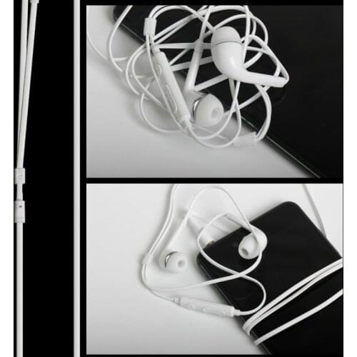 3.5mm Jack Wired In-Ear Earphone With Mic Super Bass Sport Headset Hands-free Headphones for Samsung Galaxy S6 J5 Xiaomi iPhone