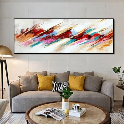 Abstract Oil Painting on Canvas handmade wall painting best oil painitng Wall Art Colorful Abstract Picture for room decoration