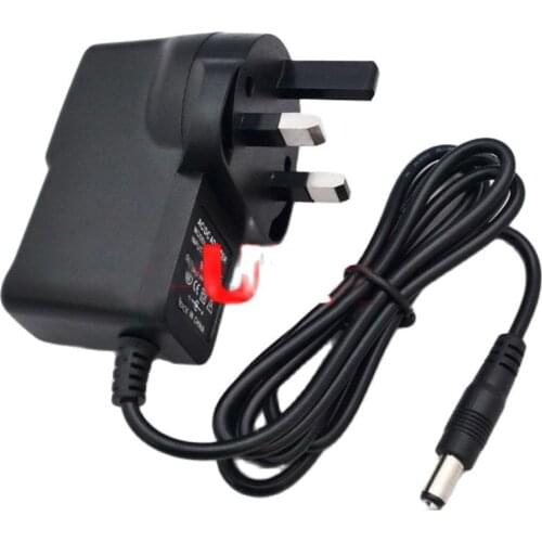 UK style 12V 2A power adaptor 12V DC transformer12V 2A AC DC adaptor 110-240V to 12V Converter to DC 2A Power Supply 5.5x2.5mm