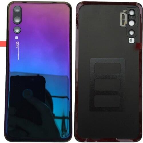 BINYEAE New Battery Cover For Huawei P20 Pro Rear Housing Back Case With Camera Lens