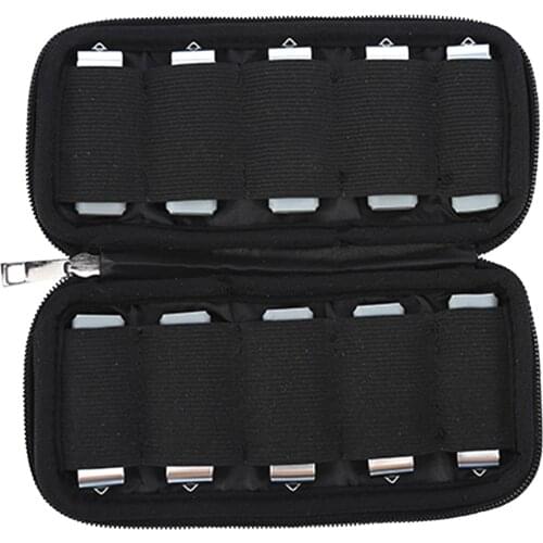 Protective Storage Organizer Case USB Flash Drives Travel Dustproof Holder Portable Durable Zipper Shockproof Case U Disk Bag
