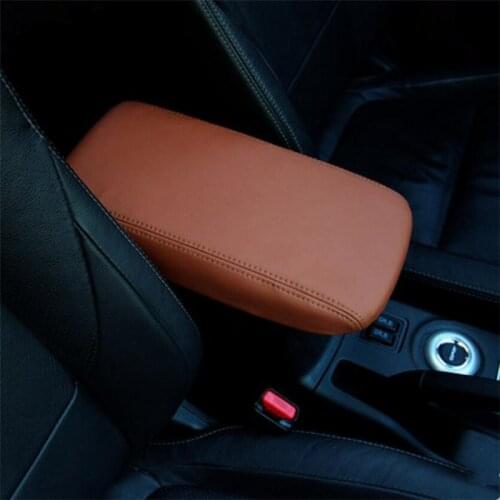 Docolors Car-styling Armrest Center Console Storage Box cover decoration leather skin case for Mitsubishi Outlander 2013-2018