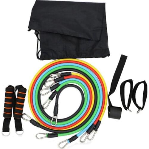 Resistance bands latex body building resistance with grip strength 1 set of pedal puller Sport training bodybuilding Accessories