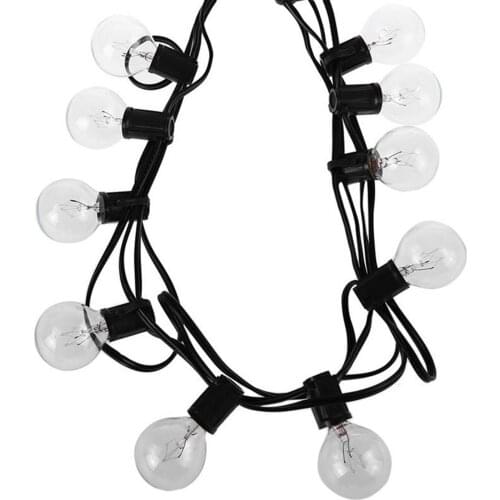 G40 String Light Porch Garden Cafe Party Indoor Outdoor Patio Lights