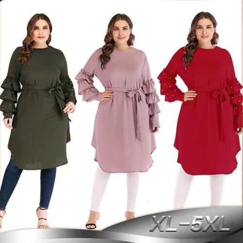 Kaftan Abaya Robe Dubai Arabic Turkey Islamic Hijab Muslim Dress Caftan Abayas For Women Elbise Chiffon Dresses Ramadan Vestidos