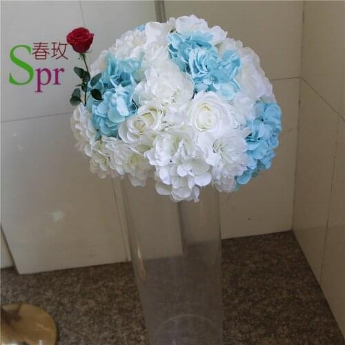 SPR wedding table center flower ball wedding road lead artificial flore centerpiece wedding backdrop flower decoration