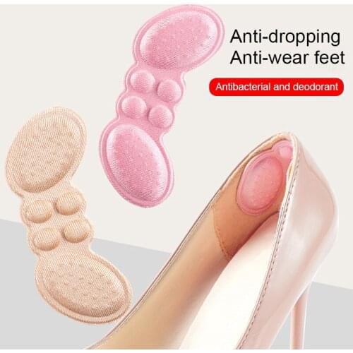 Women Insoles For Shoes High Heel Pad Adjust Size Adhesive Heels Pads Liner Grips Protector Sticker Pain Relief Foot Care Insert