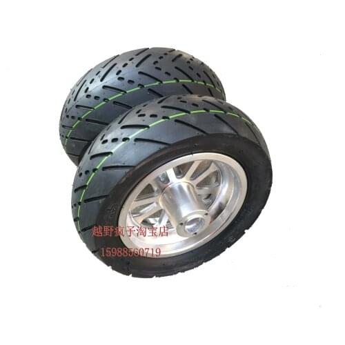 6.5 inch rim Front/rear Wheel Rim 90/65-6.5 Tubeless Aluminium Front Wheel Hub fit Scooter with Wheel Axle Scooter Parts