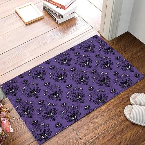 Halloween Haunted Mansion Bath Rugs Non-Slip Doormat Door Mat Bathroom Accessories