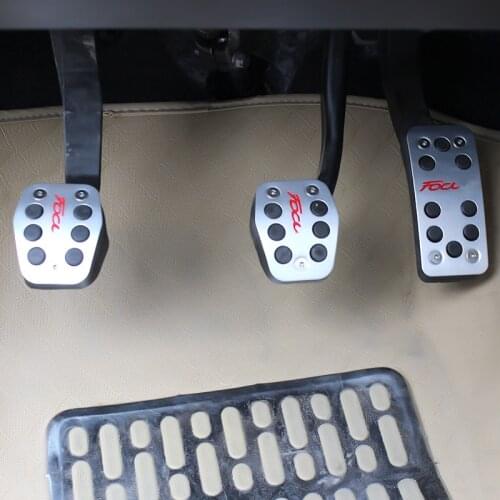 Car Accelerator Pedal Brake Pedal Clutch Pedals Cover for Ford Focus 2 MK2 3 4 MK3 MK4 Kuga Escape ST 2005-2017