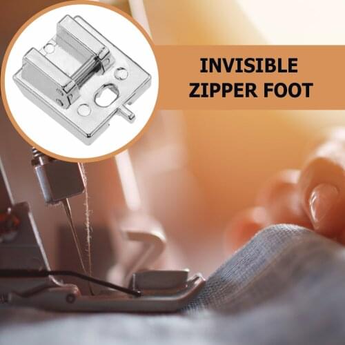 Invisible Zipper Foot Household Sewing Machine Parts Metal Snap On Presser Foot Household Patchwork Sewing Machine Parts