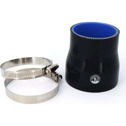 Russia Free shipping 0 degree Straight Silicone Hose/Tube + clamp Rubber Joiner Tube for Intercooler Cold air intake Pipe