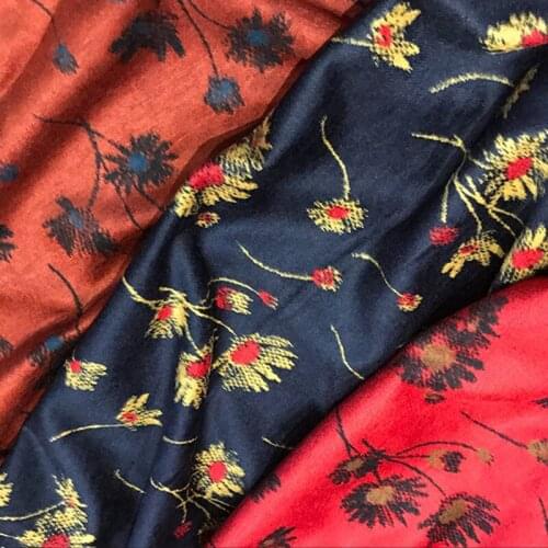 Variety of Colors Custom Jacquard Fabric for Dresses Shirts Sewing Material Fabrics by the Meter Home Textile Alibaba China