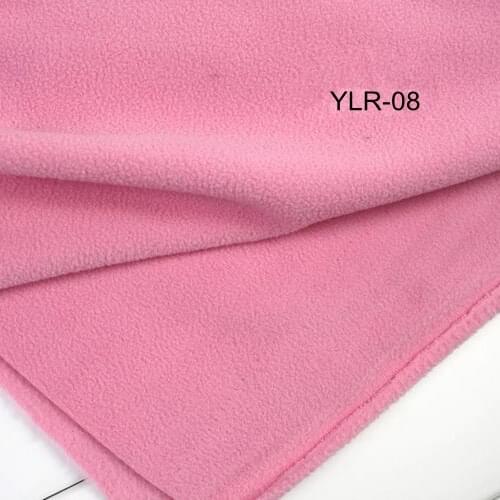 Pink Soft Polar Fleece Fabric for Kids Tissue Baby Sleep Coat Fleece Fabrics Blanket Winter Scarf Material 50x150cm YLR-08