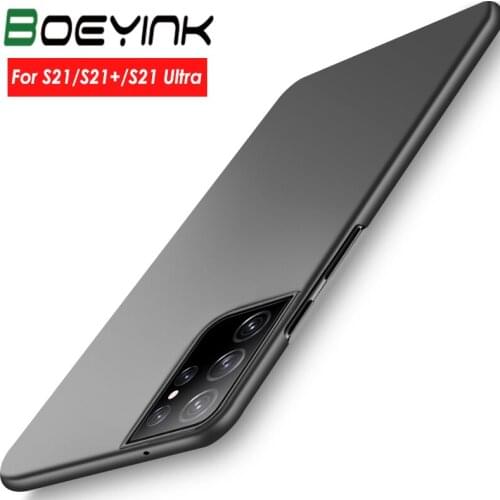 S21 Ultra Case Lamorniea Fashion Slim Frosted Cover For Samsung Galaxy S21 Plus Case Cover Matte Hard PC Cover For Samsung S21