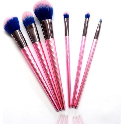 Shinegirlgo 6Pcs Makeup Brushes Set Professional Powder Foundation EyeShadow Make up Brushes Set Cosmetic Blending Beauty Brush