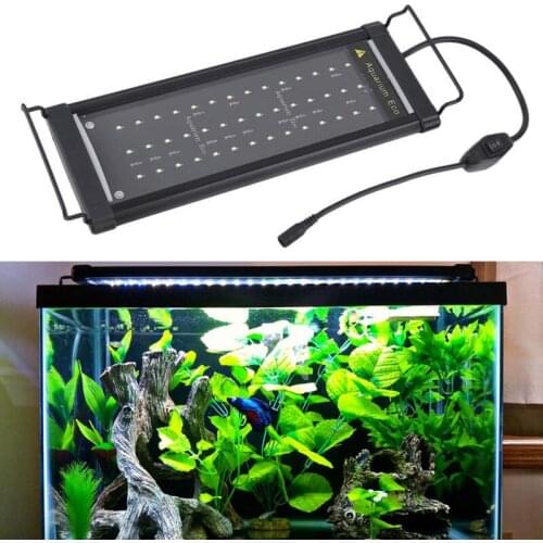 LED Aquarium Light Fish Tank Lamp Lighting Energy Saving with Extendable Brackets TB Sale