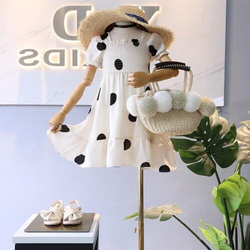 Girls Skirt Polka Dot Dress Princess Dress 20 Summer New Childrens Clothing girls dresses