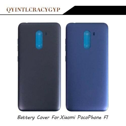 Battery Back Cover For Xiaomi Pocophone F1 Battery Back Cover For Xiaomi Poco F1 Battery Cover Housing +Volume /Power Buttons