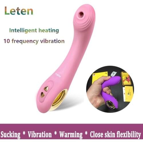 Leten Fairy G Spot Suckling Stick Female Masturbator Vagina Sucking Vibrator for Women Clitoris Stimulator Massage Adult Sextoy