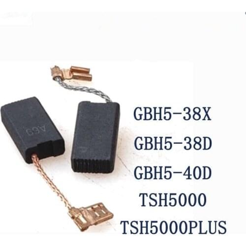 1 Pair (2pcs) GBH 5-40D carbon brush with cutoff replacement For BOSCH GBH 5-38 GBH5-38 GBH5-38D GBH 5-38D GBH5-40 GBH5-40D