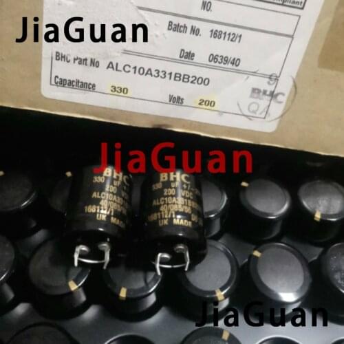 2PCS NEW RIFA BHC 330UF/200V 25x30MM ALC10A 200V330UF amplifier filter electrolytic capacitor 200V 330UF UK