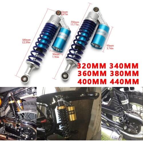 32cmm - 44cm Motorcycle Shock Absorber Spring Ccooter Tuning For kyb Yamaha xjr 1300 Honda cb400 Shock Absorbe Quad and ATV
