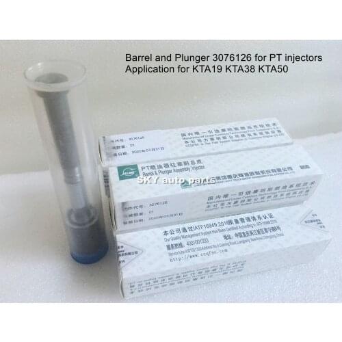 Barrel and Plunger 3076126 for PT injectors Application for KTA19 KTA38 KTA50