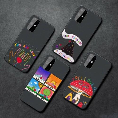 Slimy oddity self love Phone Case For Samsung A21S A32 A51 A52 A71 A50 A12 S10 S20 S21 Plus Fe Ultra
