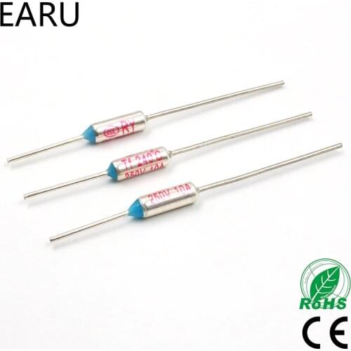 20Pcs TF 240 Celsius Degrees TF-240 Temperature Circuit Cut Off Thermal Fuse 250V 10A Eletric Rice Cooker Microwave Oven Refrige