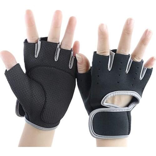 Flexible Half Finger Weight Lifting Gloves For Workout Gym Training Pull Ups